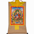 Padmasambhava,Guru Rinpoche,Lotus Born - Tibetan thangka painting, view 8