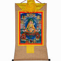 Padmasambhava,Guru Rinpoche,Lotus Born - Tibetan thangka painting, view 8
