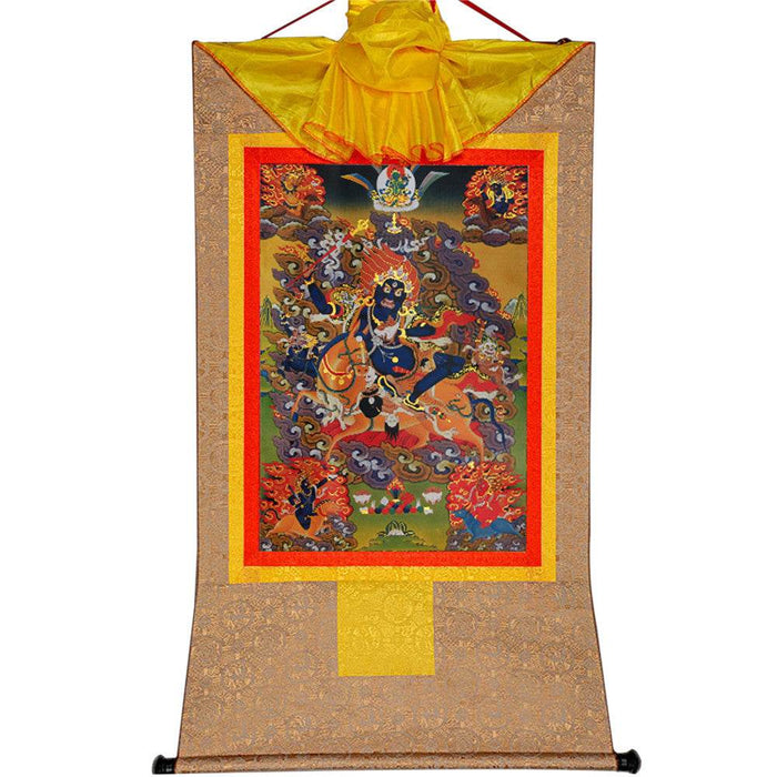 Palden Lhamo-Glorious Goddess - Tibetan thangka painting, view 7
