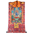 Palden Lhamo / Magzor Gyalmo / Shri Devi - Tibetan thangka painting, detailed view
