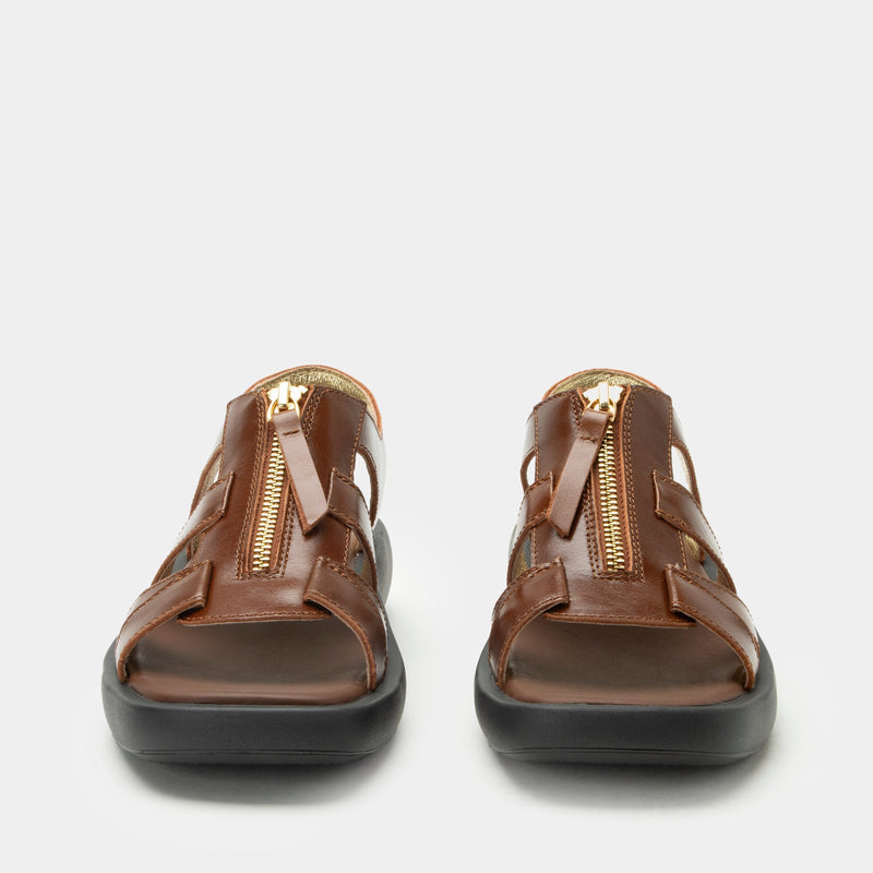 Palmer Marrone Sandal | Alegria Shoes