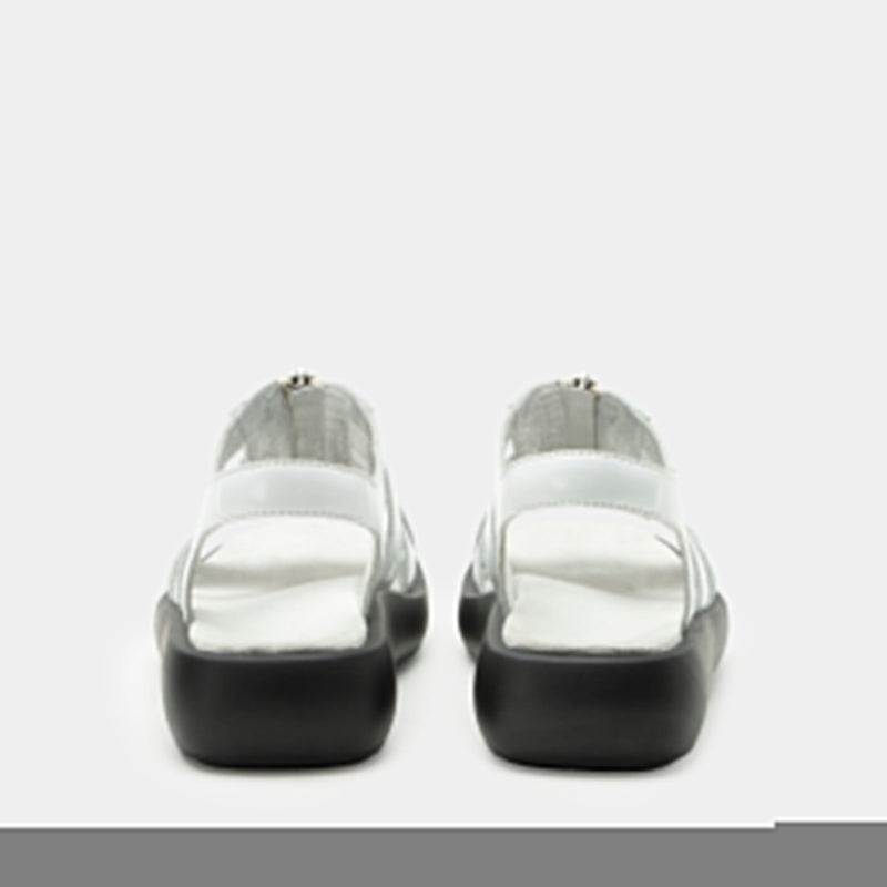 Palmer White Sandal | Alegria Shoes
