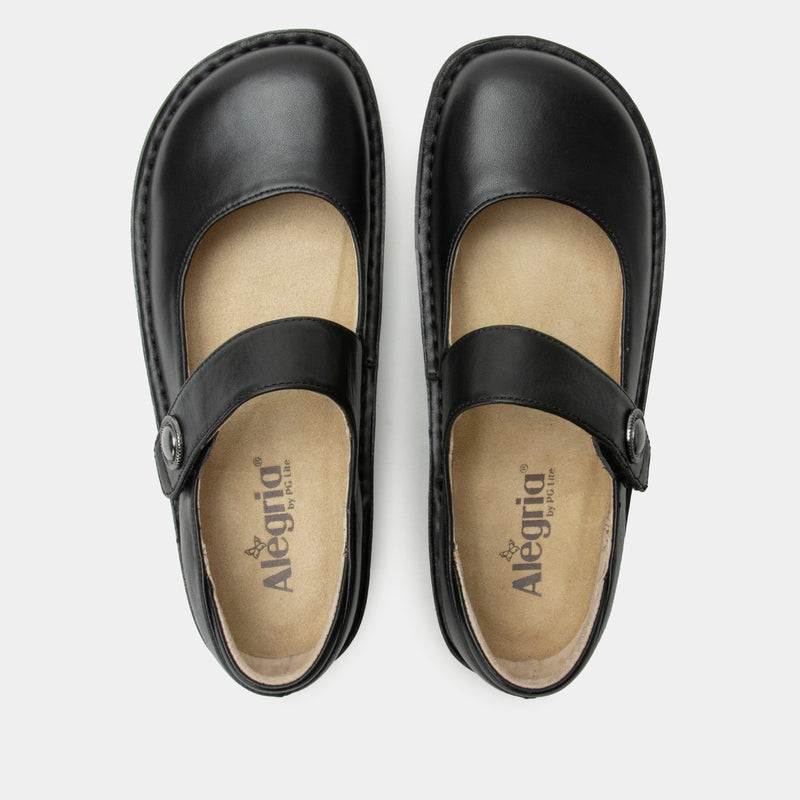 Paloma Black Nappa Mary Jane | Alegria Shoes