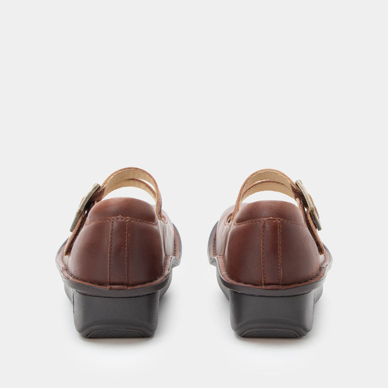 Paloma Chestnut mary-jane shoe