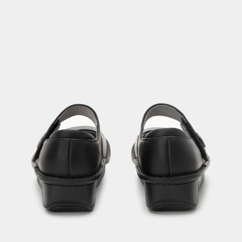 Paloma Oiled Black Mary Jane | Alegria Shoes