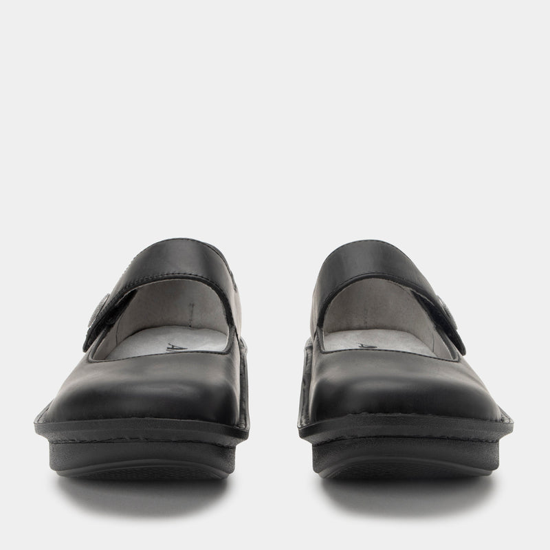 Paloma Oiled Black Mary Jane | Alegria Shoes