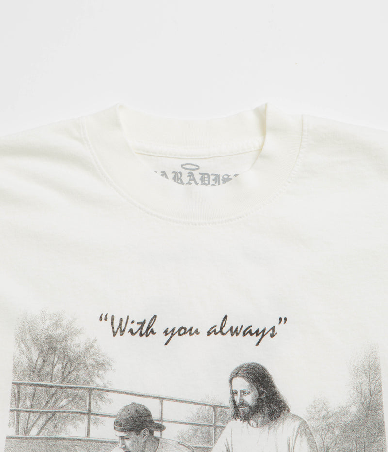 Paradise NYC With You Always T-Shirt in Off White