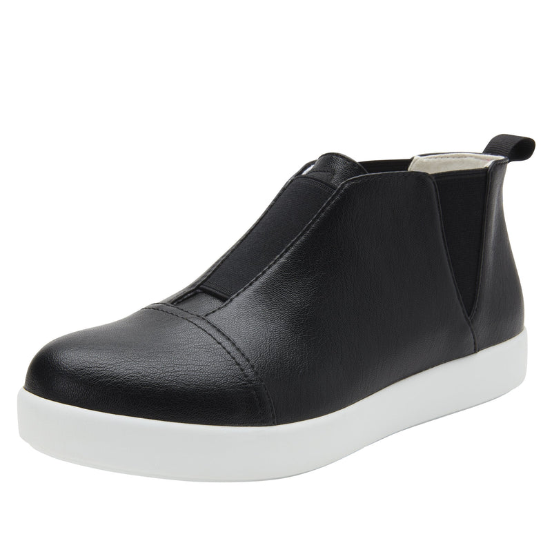Parker Black Nappa Bootie | Alegria Shoes