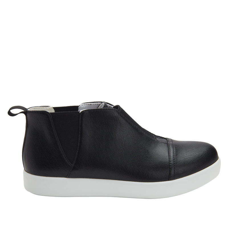 Parker Black Nappa Bootie | Alegria Shoes