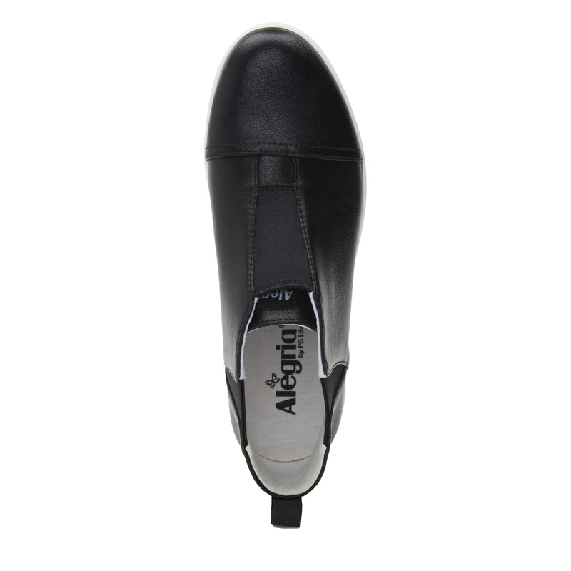 Parker Black Nappa Bootie | Alegria Shoes