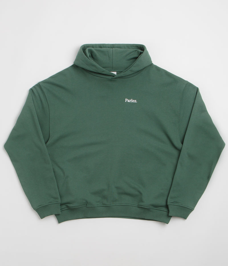 Parlez Amos Hoodie in Kelp Green