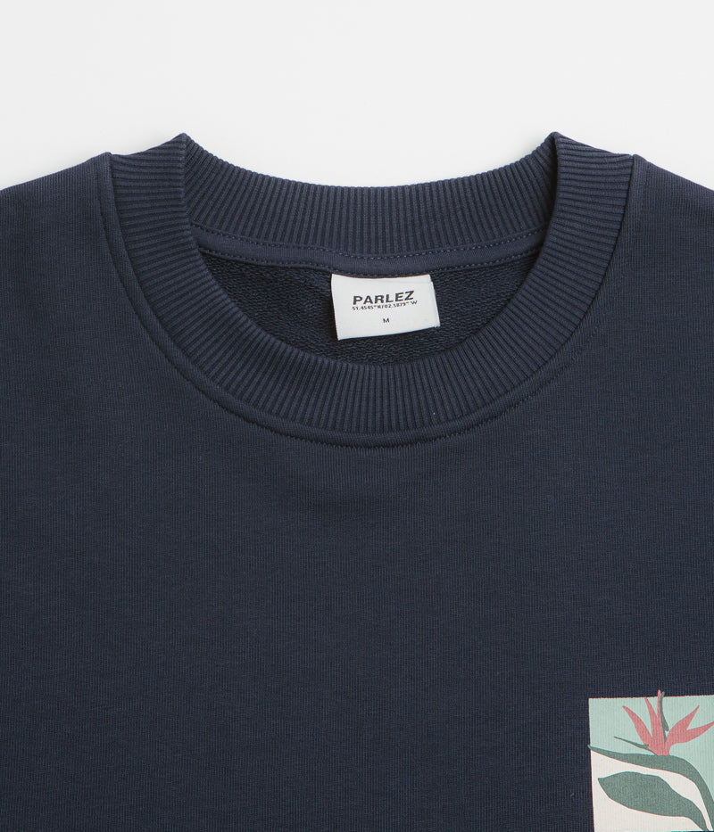 Parlez Planter Crewneck Sweatshirt in Midnight