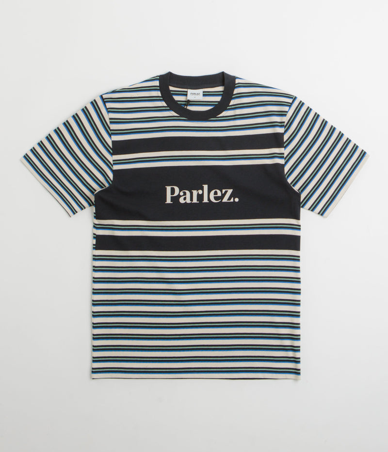 Parlez Solar YD Stripe T-Shirt in Midnight