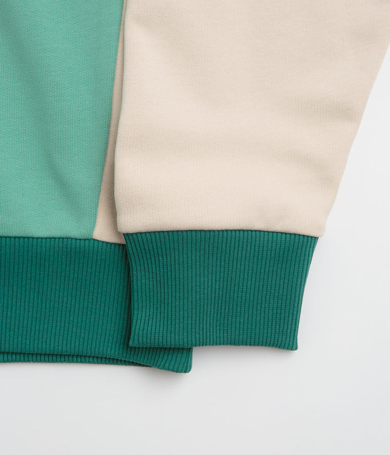 Parlez Zenith 1/4 Zip Sweatshirt in Sage Shore