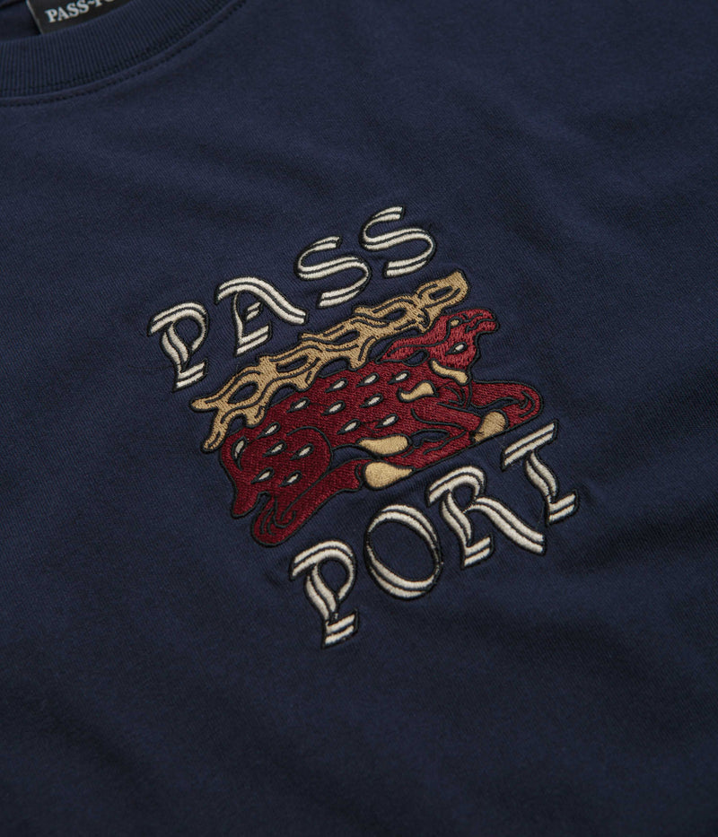 Pass Port Antler T-Shirt in Navy
