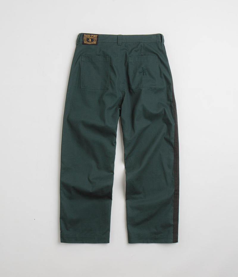 Pass Port Leagues Club Striped Pants in Dark Teal and Black