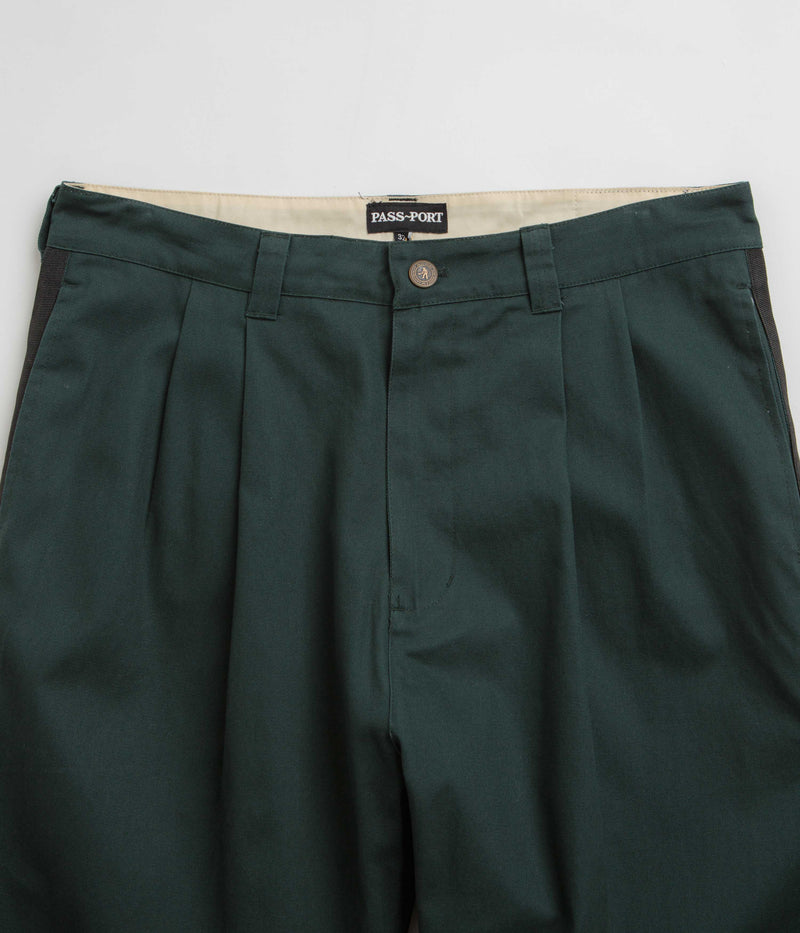 Pass Port Leagues Club Striped Pants in Dark Teal and Black