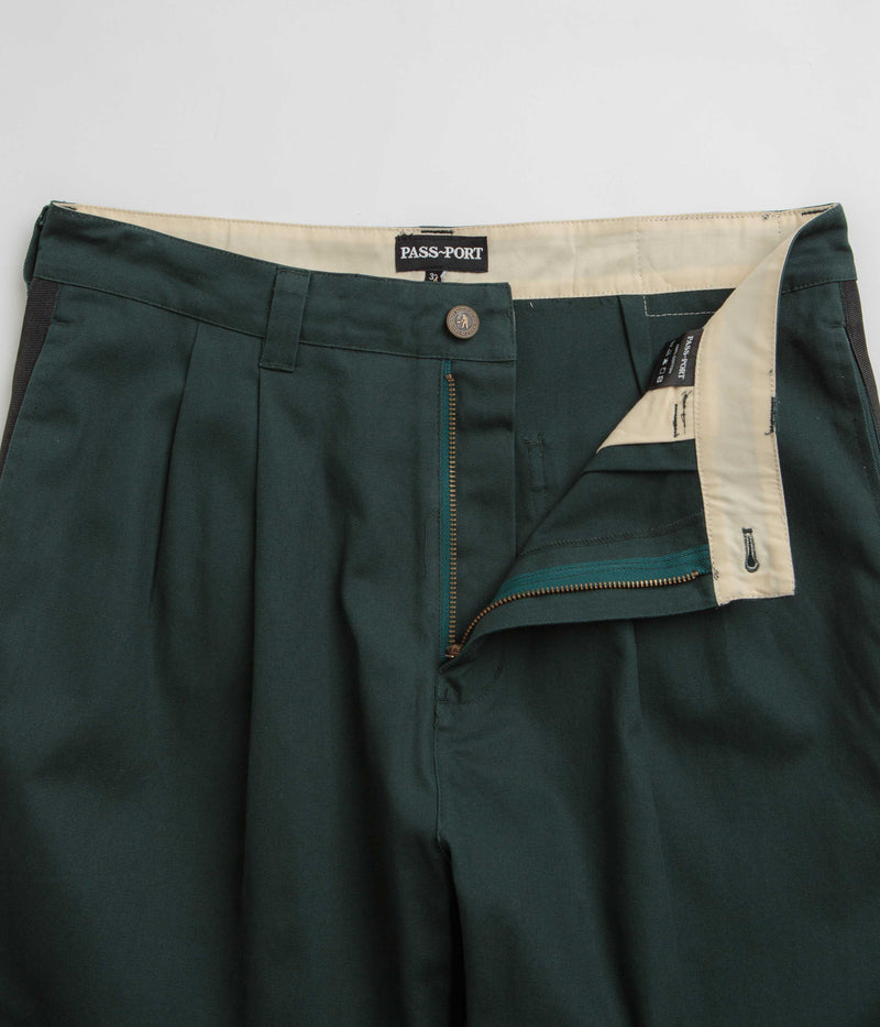 Pass Port Leagues Club Striped Pants in Dark Teal and Black