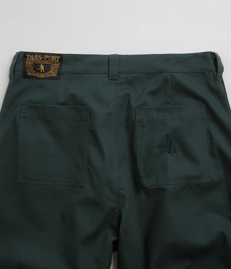 Pass Port Leagues Club Striped Pants in Dark Teal and Black