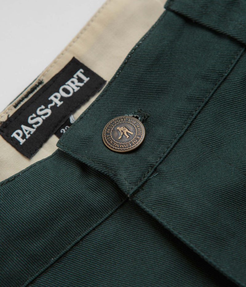 Pass Port Leagues Club Striped Pants in Dark Teal and Black