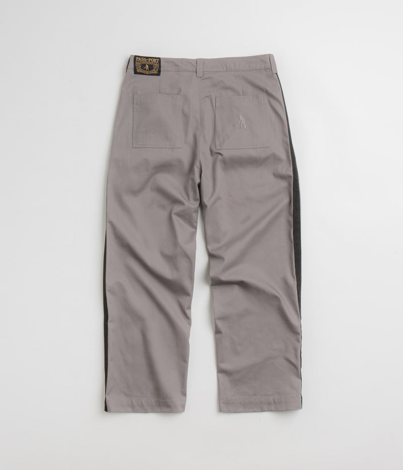Pass Port Leagues Club Striped Pants in Grey and Black