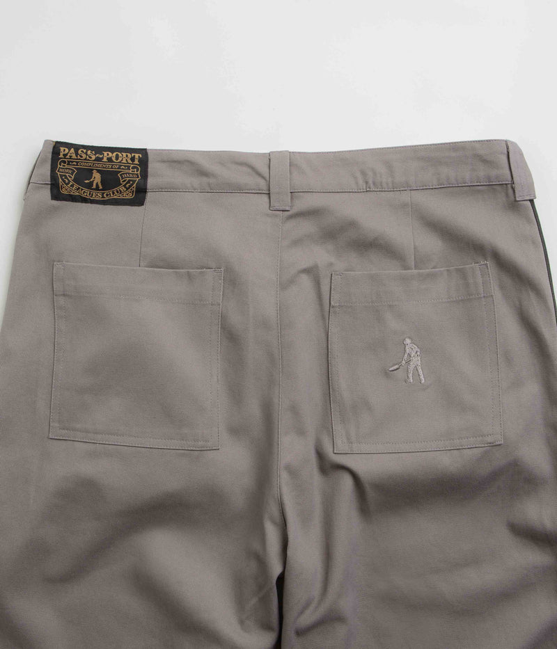 Pass Port Leagues Club Striped Pants in Grey and Black