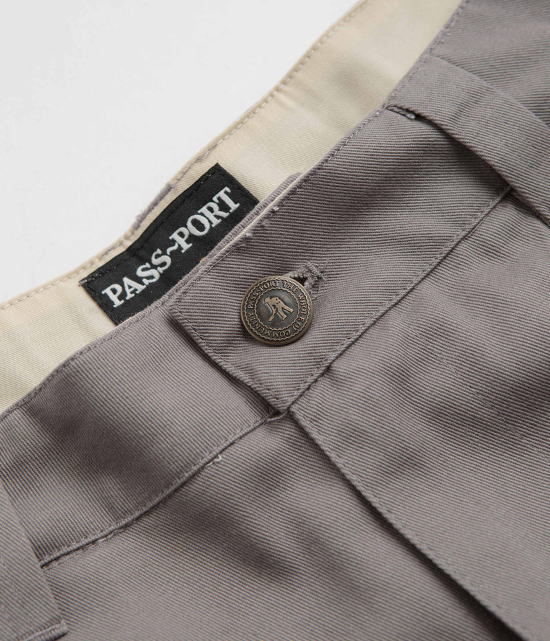 Pass Port Leagues Club Striped Pants in Grey and Black