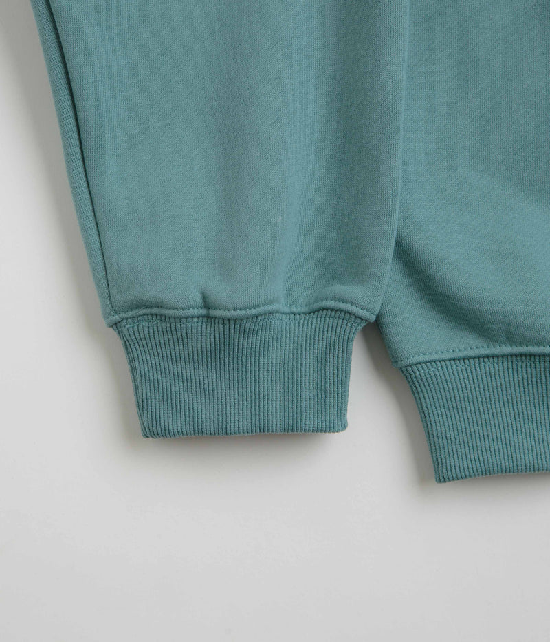 Pass Port Plume Crewneck Sweatshirt in Washed Out Teal