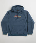 Pass Port Red Flag Hoodie in Harbour Blue