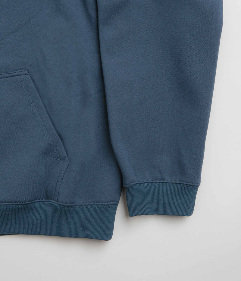 Pass Port Red Flag Hoodie in Harbour Blue