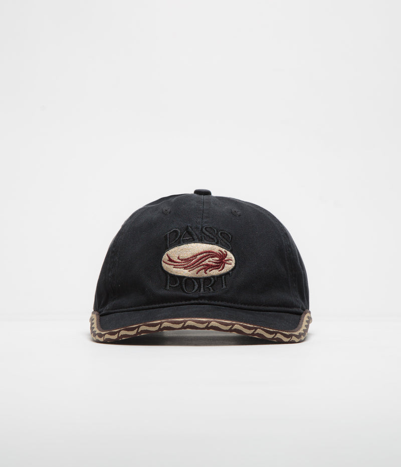 Pass Port Sunspot Leagues Cap in Washed Black