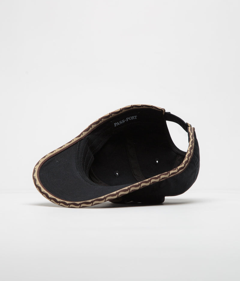 Pass Port Sunspot Leagues Cap in Washed Black