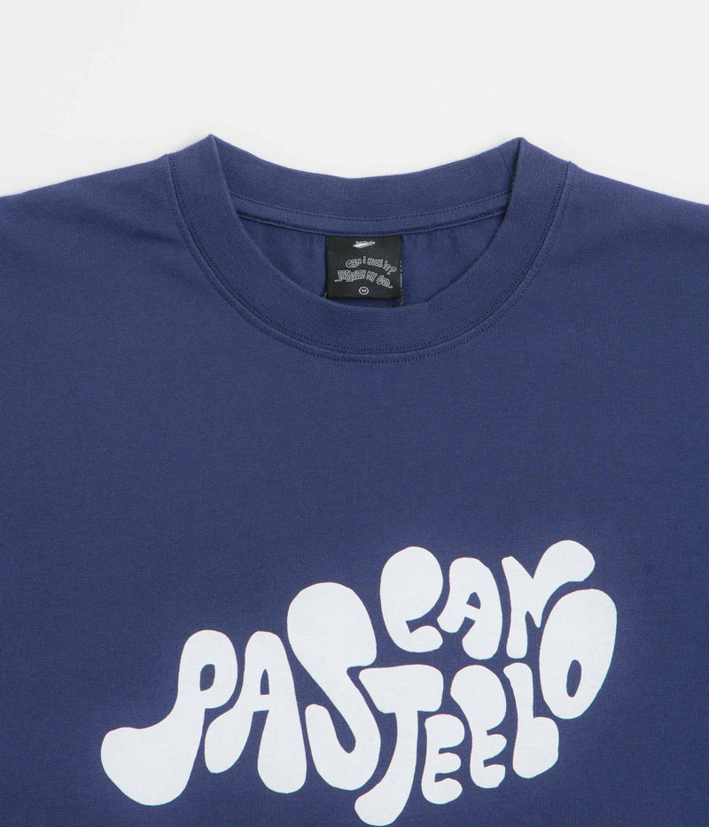 Pasteelo Can Script T-Shirt in Navy