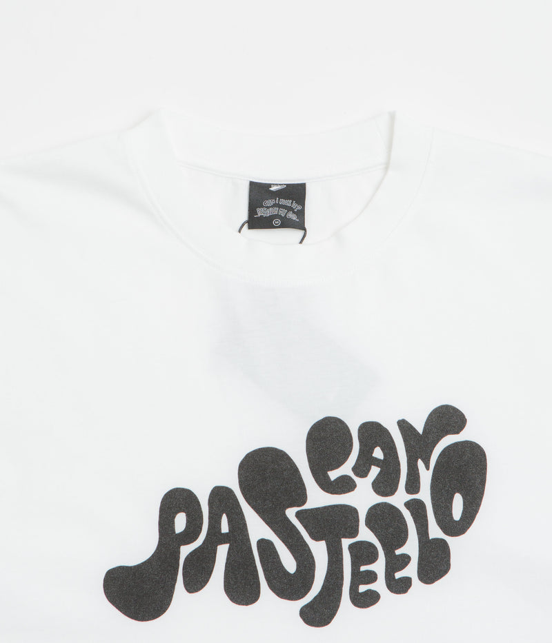 Pasteelo Can Script T-Shirt in White