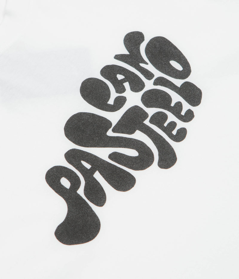 Pasteelo Can Script T-Shirt in White