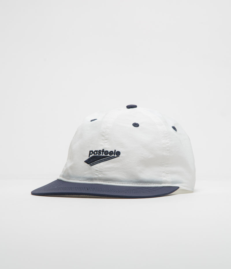 Pasteelo Contrast Cap in White and Navy