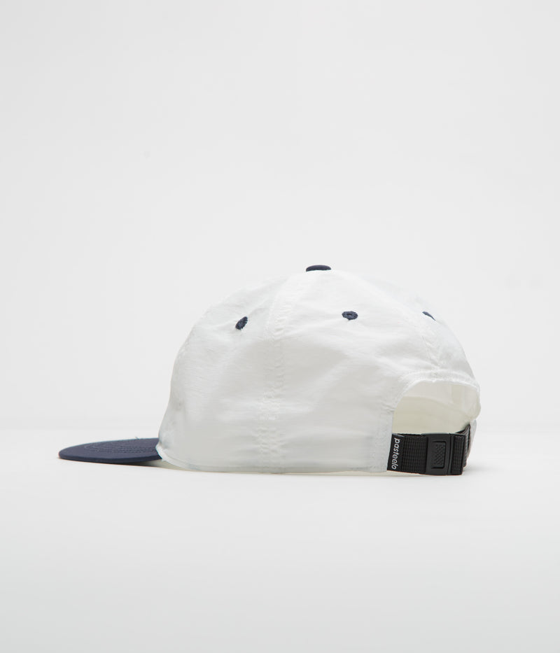 Pasteelo Contrast Cap in White and Navy