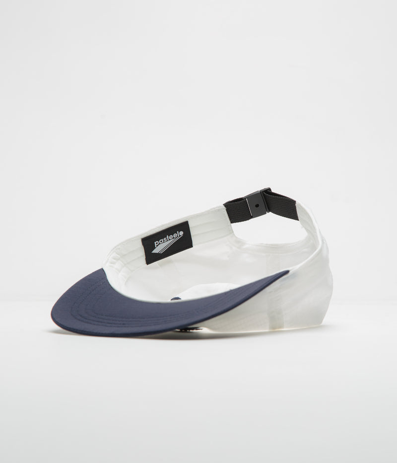 Pasteelo Contrast Cap in White and Navy