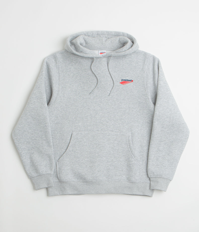 Pasteelo Embroidered O.G. Hoodie in Heather Grey