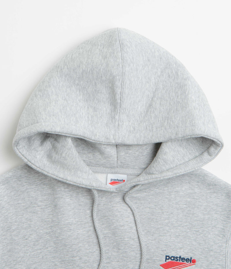 Pasteelo Embroidered O.G. Hoodie in Heather Grey