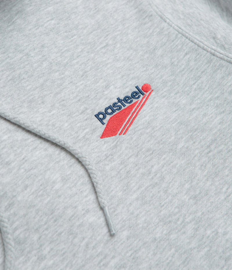 Pasteelo Embroidered O.G. Hoodie in Heather Grey