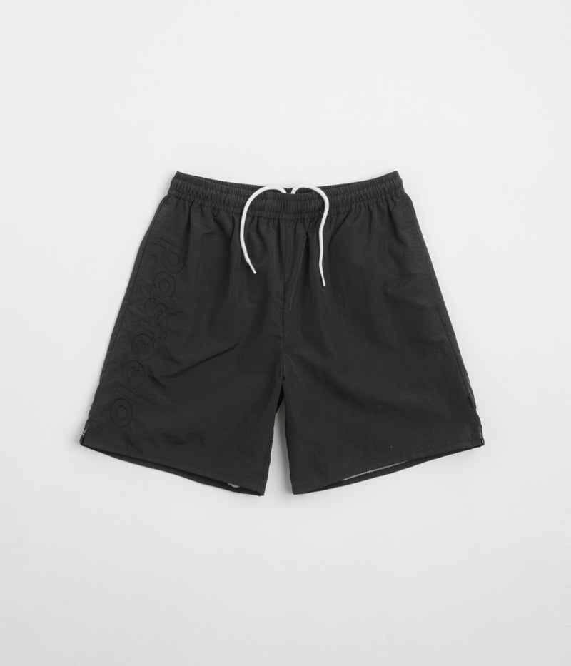 Pasteelo Script Active Shorts in Black