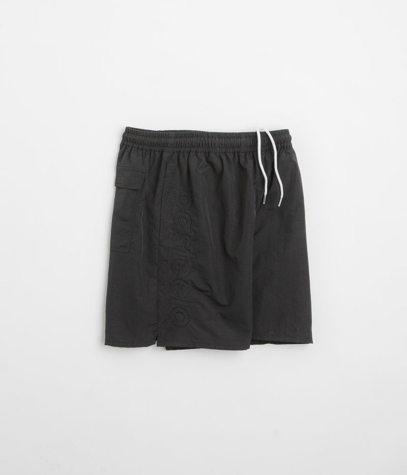 Pasteelo Script Active Shorts in Black