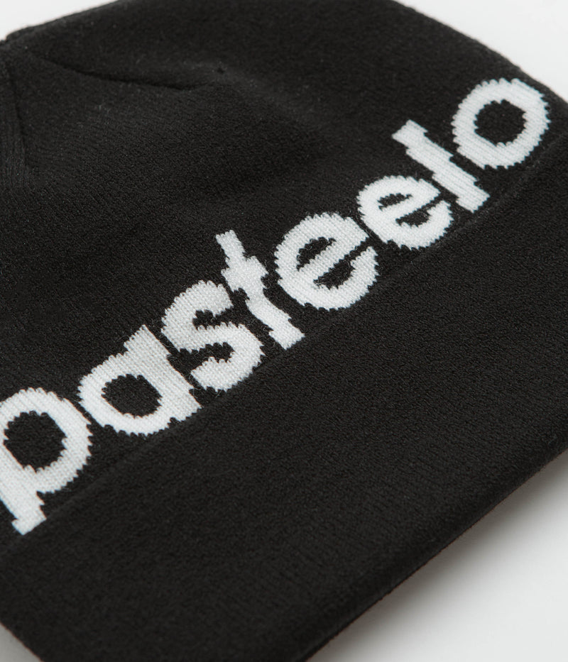 Pasteelo Script Beanie in Black