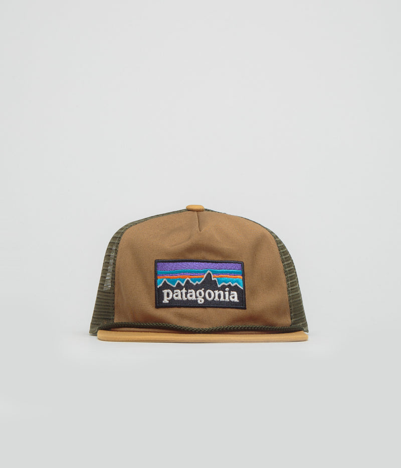 Patagonia Airfarer Cap in P-6 Logo: Deer Brown
