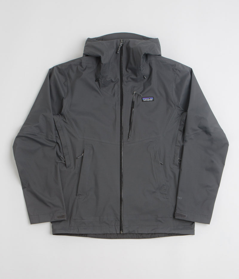 Patagonia Granite Crest Rain Jacket in Forge Grey and Black