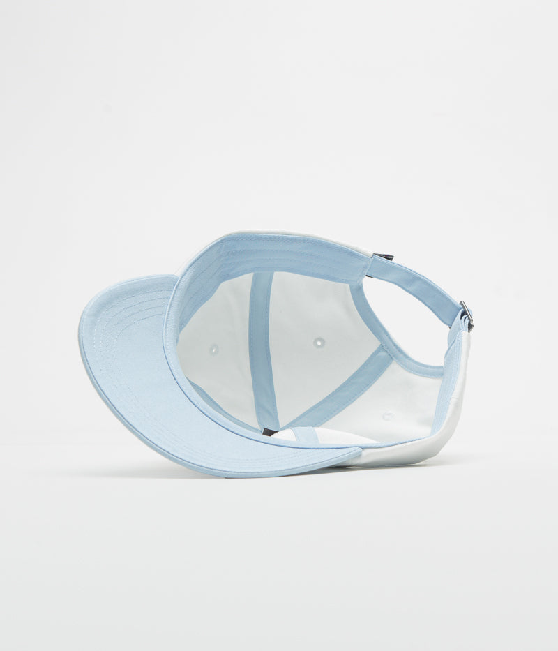 Patagonia P-6 Label Trad Cap in Birch White and Fleck Blue