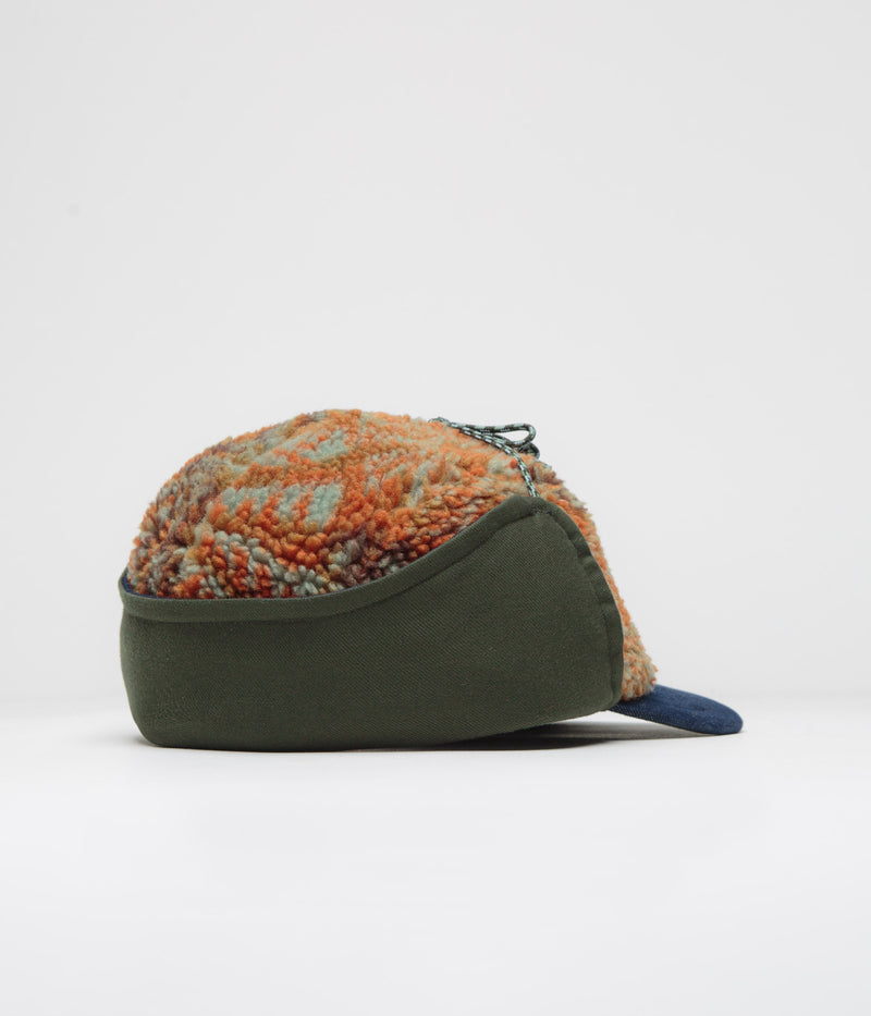 Patagonia Range Earflap Cap in Sun Wave: Raptor Brown