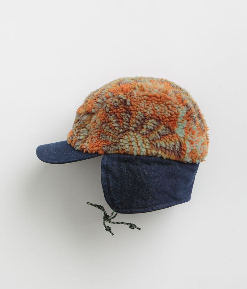 Patagonia Range Earflap Cap in Sun Wave: Raptor Brown
