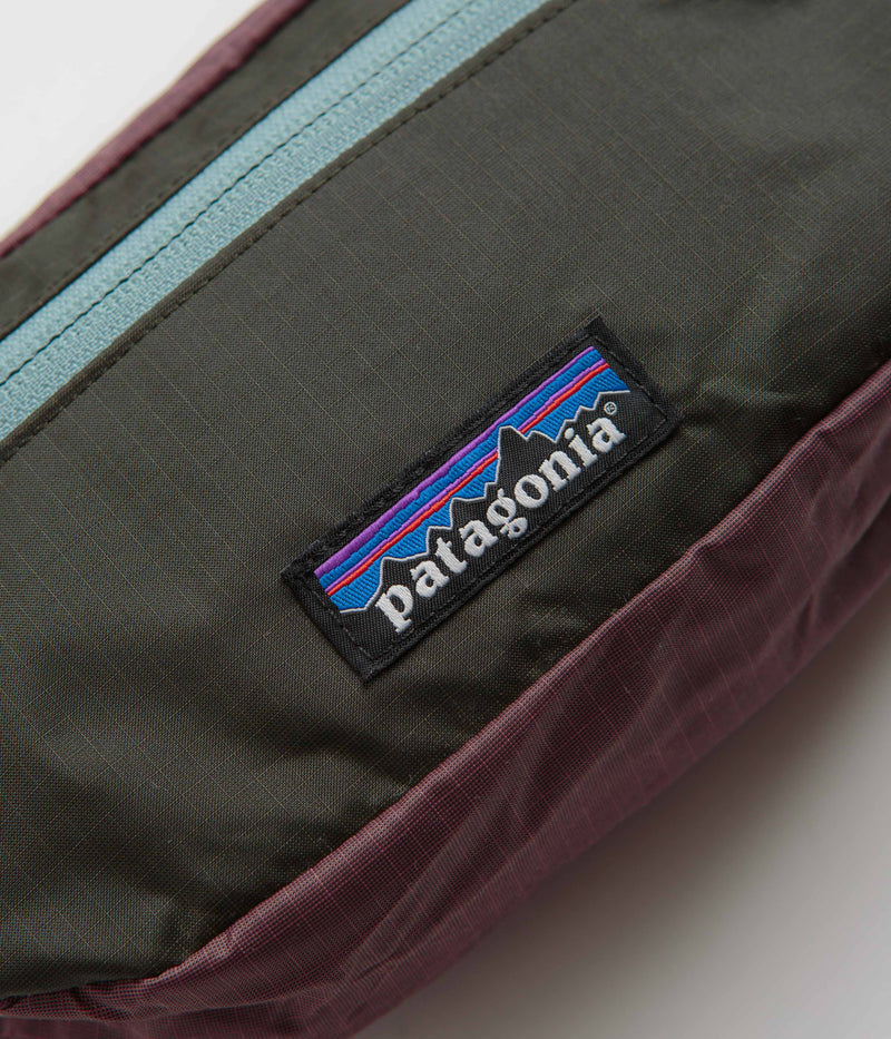 Patagonia Ultralight Black Hole Mini Hip Pack in Patchwork: Pine Needle Green